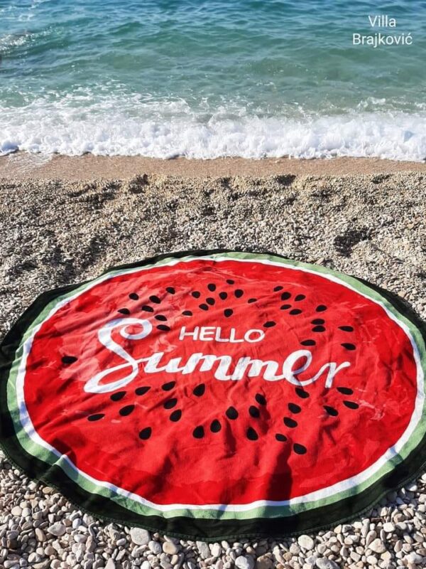 ⁦• Beach Mat Watermelon Design⁩ - الصورة ⁦2⁩