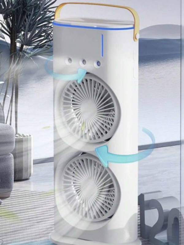 ⁦• مروحة و فواحة Double Fan الترند⁩ - الصورة ⁦2⁩